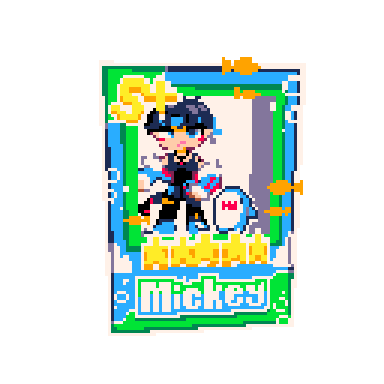Mickey toy Art by @Dinepixels